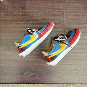 Men’s Nike Sacai Sneakers with Yellow/Silver Swoosh